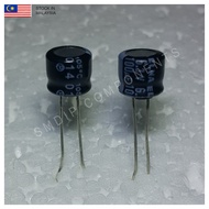 5PCS Elna, 100uF 6.3V 105°C, Radial Capacitor, 6mm x 5mm