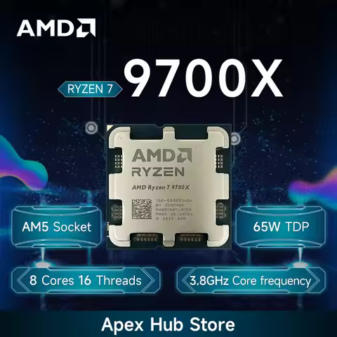 NEW AMD Ryzen 7 9700X L3=32M 4NM DDR5 Processor 65W 3.8GHz 8-Core 16-Thread R7 9700X Socket AM5 New 