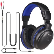 SIMOLIO Headphones with Extra Long Cord for TV with Volume Amplified & Clear Dialogue, 18ft/5.5M Lon