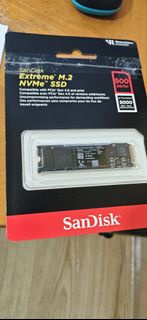 SanDisk Extreme M.2 NVMe SSD 500GB