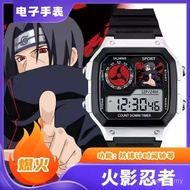 Hot-selling Naruto Watch Uzumaki Naruto Uchiha Itachi Anime Merchandise Student Waterproof Electroni