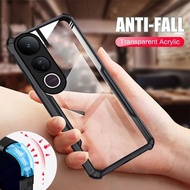 Vivo V50 Lite 2025เคสกรอบซิลิโคนอะคริลิคใสสำหรับ Vivo V50 Lite V50Lite V40 Lite V 50 Lite VivoV50 Li
