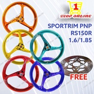 ENKEI 3 BATANG RIM 4 HOLE DISC RS150 RS SPOR RIM 3BATANG 3 KAKI RS150R (1.6/1.85) comes with bearing