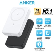 Anker Zolo Magnetic Powerbank 10000mAh 30W Power Bank Wireless Magnetic Portable Wireless Charger iP