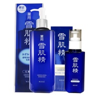 【KOSE 高絲】藥用雪肌精化妝水(限量實惠瓶) 500ml+雪肌精乳液140ml- 極潤型