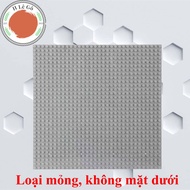 Base plate 32x32 thin base (only 1 top side) light gray