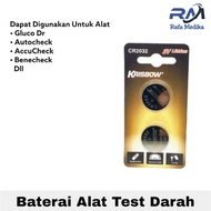 (Ar1) Baterai Alat Test Gula Darah 1Pcs Baterai AccuCheck Baterai