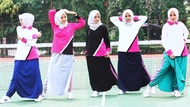 Rok Celana Olahraga Trainy / Rok Celana Olahraga Muslimah / S-3Xl