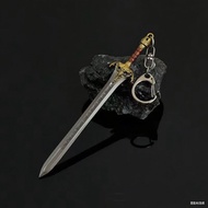 1pc 2025 Newest Creative Metal Small Sword Model Pendant, Barbarian King's Sword, Minotaur Head Swor