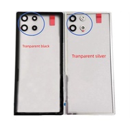 สำหรับ ZTE Nubia Red Magic 10S Pro 10SPro + Plus 5G อะไหล่ฝาปิดครอบแบตเตอรี่กระจกฝาหลังหลัง NX789J