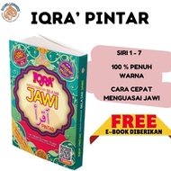 Buku Iqra 1 6 set lengkap - Iqra Jawi - Rumi - Mengaji - saiz A5 - Muqaddam - Kanak Kanak - Agama - 