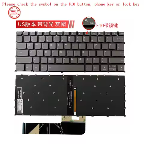 US Keyboard For Lenovo IdeaPad 5 14ITL05 Flex 5-14IIL05/ARE05/Slim 5 14AHP9 14IMH9 Pro-14ITL5 7 Pro-