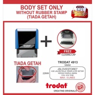 BODY SET TRODAT SELF INK STAMP 4913( Self inking) ❗️❗️TIADA GETAH ❗️❗️