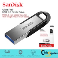 SanDisk Thumbdrive USB Ultra Flair USB3.0 Fast Speed Transfer 16GB 32GB 64GB 128GB Original with War