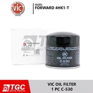 VIC Oil Filter C-530 for Isuzu Forward 4HK1-T 15208-89T0D / 8-98298-404-0 / SX001-16565 1PC