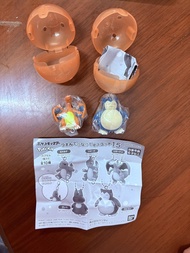 Pokemon 串連吊飾系列扭蛋 （噴火龍/卡比獸）