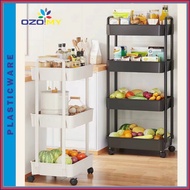 OZO  3/4 Tier Trolley Rack /trolley rack/kitchen trolley/ troli dapur/ troli barang / troli baby /st