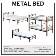 Metal Bed Single Bed Queen Size Bed Double Decker Bed Metal Bedframe Bunk Bed Double Bed