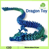 3D Articulated Dragon Toy Fidget Toy Crystal Dragon Articulation Article Dragon Model