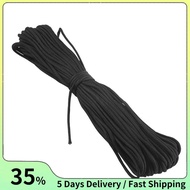 100 ft 550 Paracord Survival Cord Parachute Rope - Black