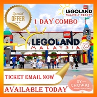 [TICKET EMAIL NOW] Legoland COMBO 1 Day Ticket Johor