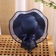 Straw hat female summer beach beach vacation sunshade vacation sun protection big brim big brim sand