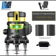 2/3/5 Lines 3d Rotary Laser Level Green Line Self-leveling 360 Horizontal And Vertical Super Powerfu