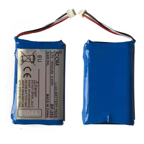 ICOM IC-M25 Walkie Talkie Battery 3.7V 1500mAh BP-282 Li-ion Battery For ICOM M25 Portable Two Way R