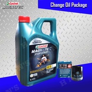 Castrol MAGNATEC STOP-START SAE 5W-30 Fully Synthetic Oil Change Package for Toyota Vios / Rush / Al