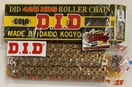 โซ่ทอง (ทองแผ่นนอก+ใน) 428-136ข้อหนา (428HDS-136GOLD) D.I.D