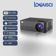[READY STOCKS] Projector  for Phone Portable Android Smart Projector Full HD 1080P H5 Home Theater M