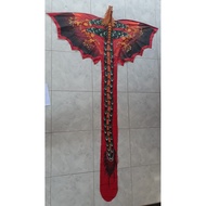 Layangan naga besar layang kain lukis dragon bali dekorasi hiasan