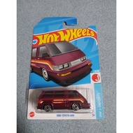 [Japan Card] Hot Wheels 1986 Toyota Van (maroon) | 2023 Case | HW Basic Mainline
