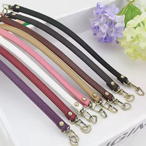 PU Leather Short Bag Strap Replacement Messenger Handbag Handle DIY Bags Belt Accessories 31cm DIY B