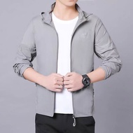 Summer UV Jacket Men Ice Silk Sunscreen Jacket Breathable Men Jacket Hiking Unisex Jacket