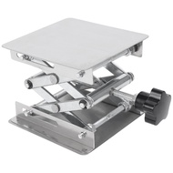 Scientific Lab Jack-100 x 100mm Stainless Steel Lab Stand Table Rack Scissor Lab-Lift Lifter for Sci