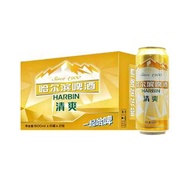 哈爾濱啤酒 - 哈爾濱 清爽啤酒 ≥3.1度（內地版 -平行進口） 500mL*12罐/組