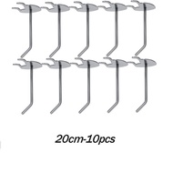 10pcs Triangle Hook Ram 25cm Hook Perforated Hook Display Cantolan Ram Cantolan Aksesoris Display