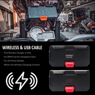 NEW Motorcycle GPS Phone Holder Wireless Fast Charging Navigation Bracket Stand For BMW R1200GS R125