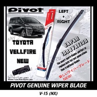 Toyota Vellfire 2015 2016 2017 2018 2019 2020 2021 AH30 AGH30 Pivot Wiper Blade Front 2pcs Car Wiper