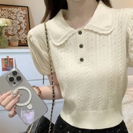 HabitatPort Summer Cute Twisted Knot Sweater - Women's Casual Knit