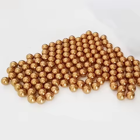 100Pcs Solid Brass Balls Dia. 0.9mm-10mm H62 Brass Precision Ball