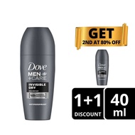 Dove Men + Care Deodorant Roll-On Invisible Dry 40ml