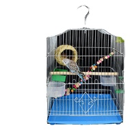 Bird Cage Large Parrot Cage Home Versatile Electroplated Peony Tiger Skin Bird Cage Xuanfeng Luxury House Iron Art
