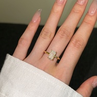 3ct Radiant Cut Moissanite Diamond Rings for Women