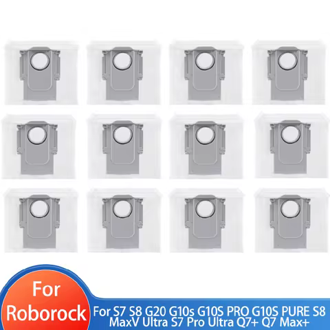 Compatibile for Roborock Dust Bag S7 S8 G20 G10s G10S PRO G10S PURE S8 MaxV Ultra S7 Pro Ultra Q7+ Q