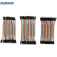 XUEXUE 3 PCS Dupont Wire, 10CM Multicolored Breadboard Jumper Wires, DIY Projects M To F / M To M / 