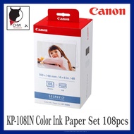 CANON KP108 KP-108 SELPHY PHOTO PAPER ORIGINAL CANON MALAYSIA Color Ink Paper Set