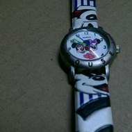 迪士尼米奇老鼠手錶黑白紅藍四色組成冇電HK150元