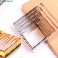 JUNYUE88WL 5Pcs/Set Biscuit Mold, Stainless Steel Rectangle Cookie , Bake Tools Convenient DIY Porta